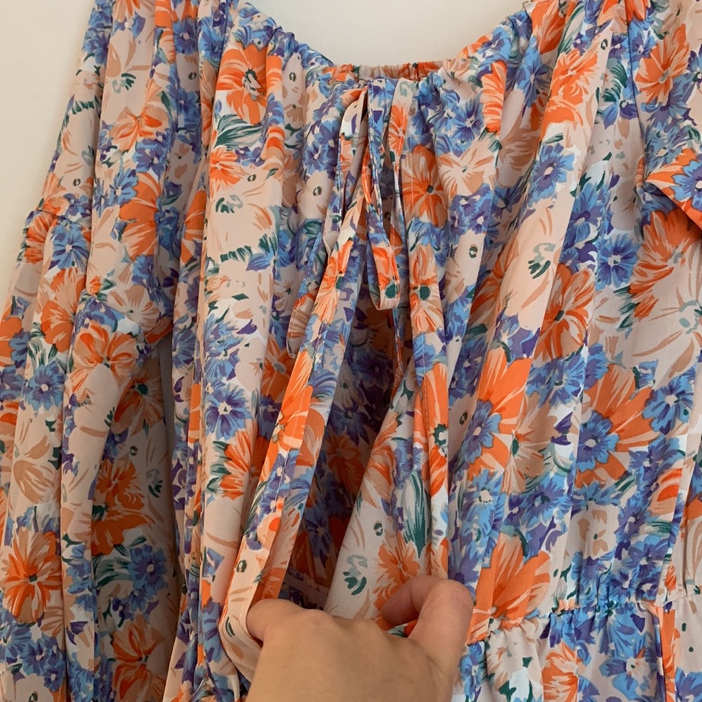 Floral off the shoulder dress - Picture 7 of 8